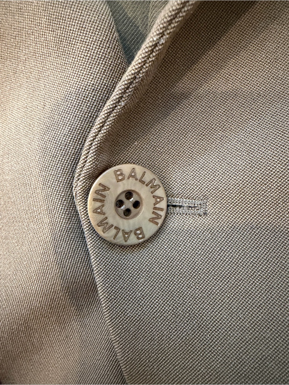 BALMAIN Paris Camel Double Breasted Blazer Size FR 38 / Fits like a Small - Picture 8 of 12